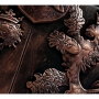 Mátyás király címere - pajzs bronz antikolás Mátyás király címere - pajzs bronz antikolás